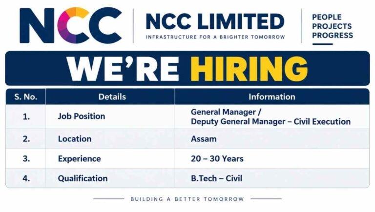 MKC Infrastructure Recruitment