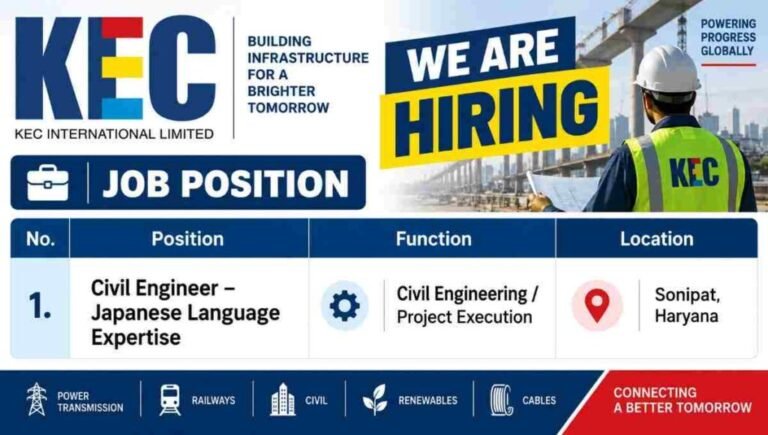 KEC International Recruitment