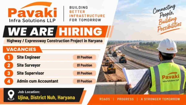 Pavaki Infra Solutions Recruitment