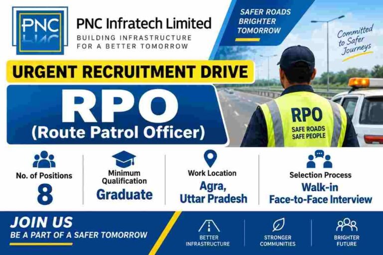 PNC Infratech Recruitment
