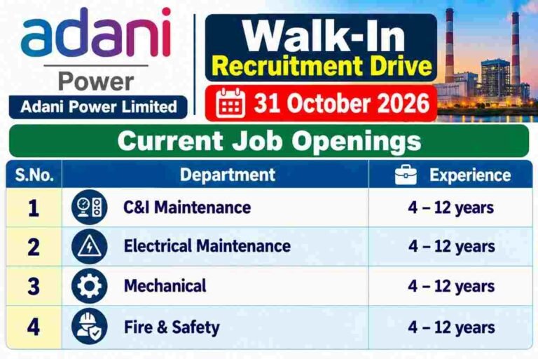 Balajee Infratech & Constructions Pvt Ltd Recruitment 2026
