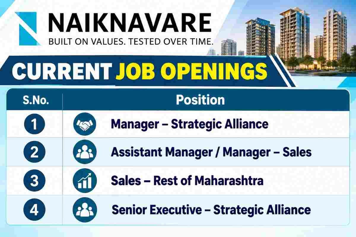Vishvaraj Environment Limited Recruitment 2026 – Walk-In Interview for Operators, Chemists, Electricians & Other Posts 4 Vishvaraj Environment Limited Recruitment 2026 Naiknavare Developers Recruitment 2026 – Sales & Strategic Alliance Jobs in Maharashtra